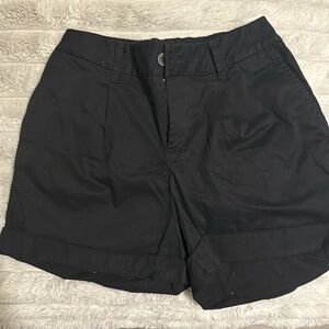 Ladies black shorts, size small